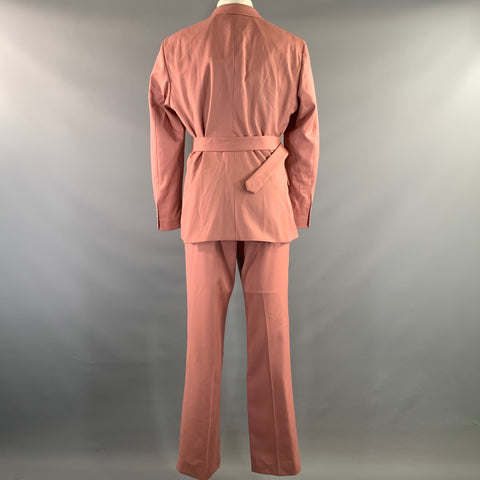 BALDESSARINI Pink Wool Double Breasted Suit