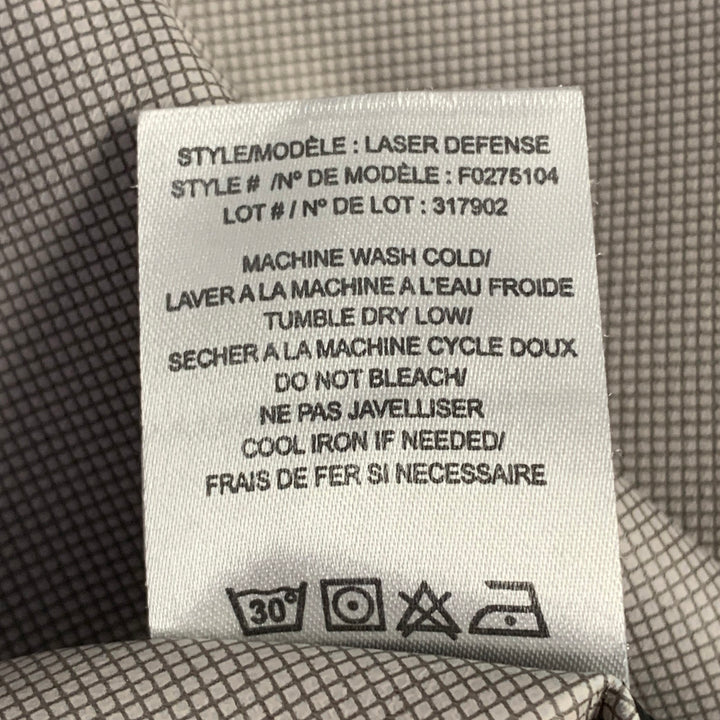 THEORY Size XL Laser Defense Black Polyester Notch Lapel Sport Coat
