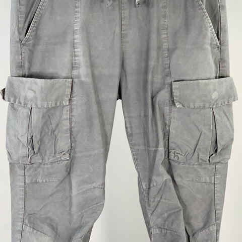 JOHN ELLIOTT Size XS Grey Charcoal Cotton Cargo Casual Pants