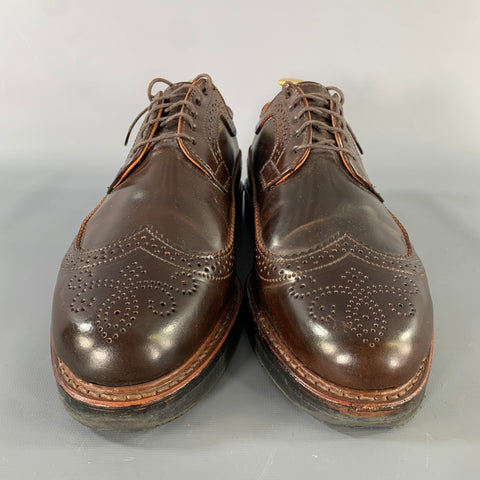 RANCOURT & CO. Size 9 Brown Leather Rubber Sole Lace Up Shoes