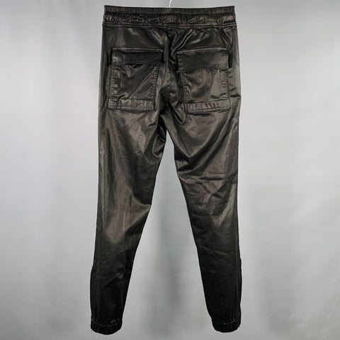COTTON CITIZEN Size S Black Cotton Elastic Waistband Casual Pants