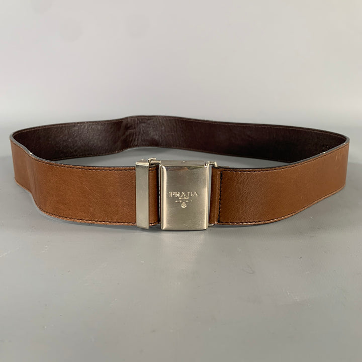 PRADA Brown Leather Belt