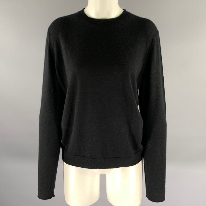 LAFAYETTE 148 Size XL Black Cashmere Pull On Sweater