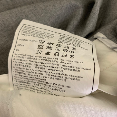 SUIT SUPPLY Size 32 Grey Heather Wool Cashmere Button Fly Dress Pants