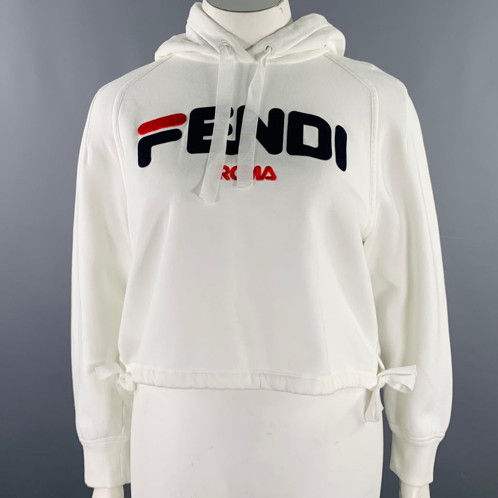 FENDI × FILA コラボ トラックジャケット ジャージ ホワイト 479fcc536059354e34dd861952301b