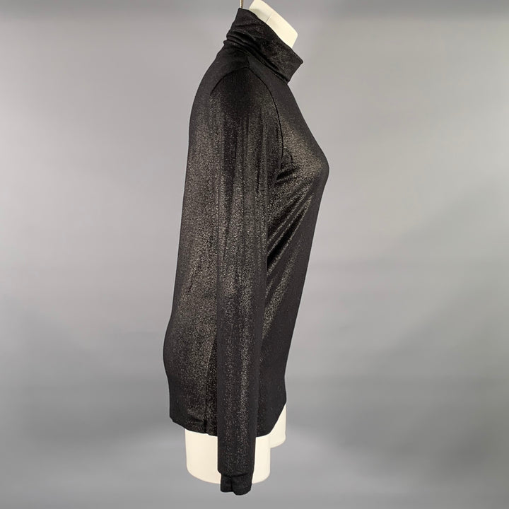 MAJESTIC Size 4 Glitter Turtleneck Pull Over
