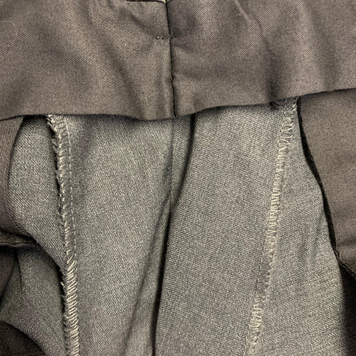 ISAIA Size 42 Regular Grey Wool Twill Notch Lapel Suit
