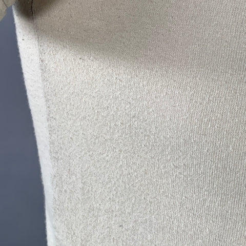 MARTIN MARGIELA Size S Beige Silver Print Cotton Crew Neck T-shirt