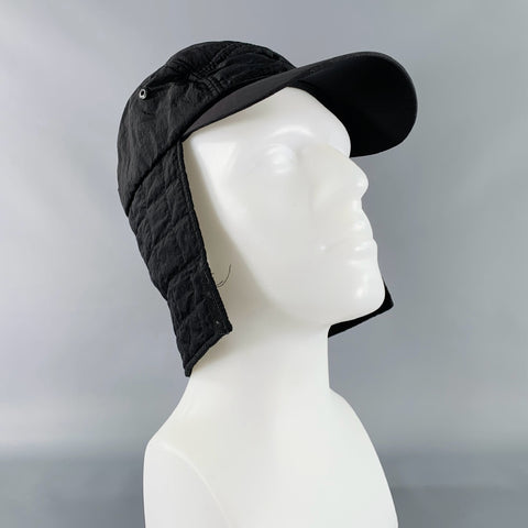 Y-3 Size One Size Black Quilted Polyamide Hat