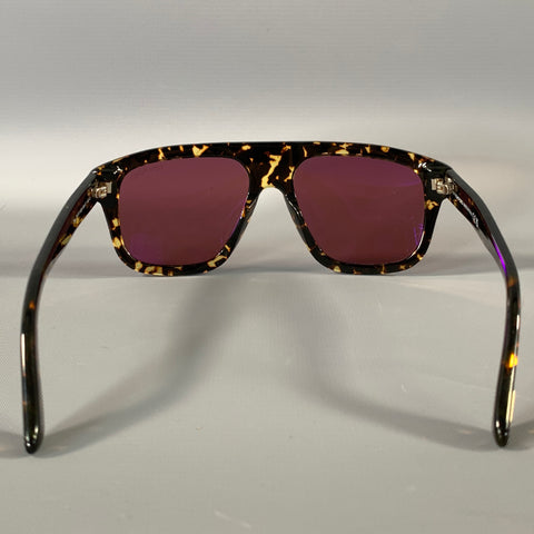 TOM FORD Brown Tortoiseshell Acetate Sunglasses