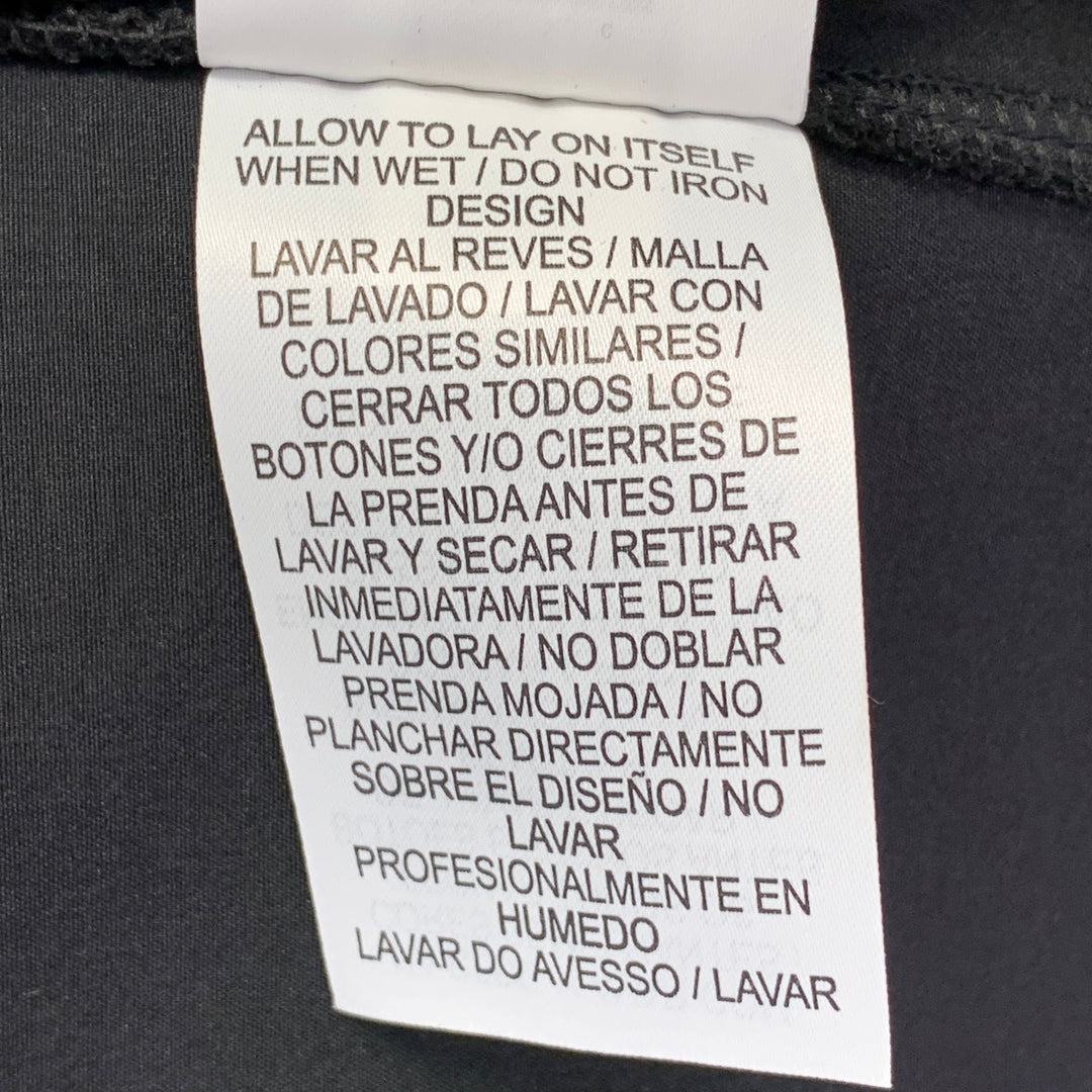 NIKE x MMW Size M Black Fleece Polyester Zip Up Vest Layer Jacket