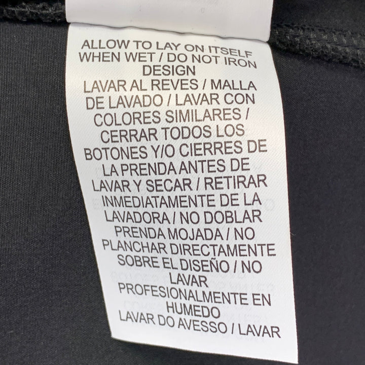 NIKE x MMW Size M Black Fleece Polyester Zip Up Vest Layer Jacket