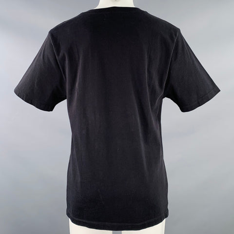 LIBERAL YOUTH MINISTRY FW21 Size M Black White Print Cotton Crew Neck T-shirt