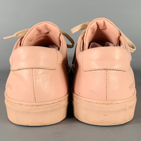 Baskets basses en cuir rose COMMON PROJECTS Taille 10.5