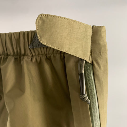 OUTDOOR RESEARCH Size S Green Olive Nylon Elastic Zip Side Pants