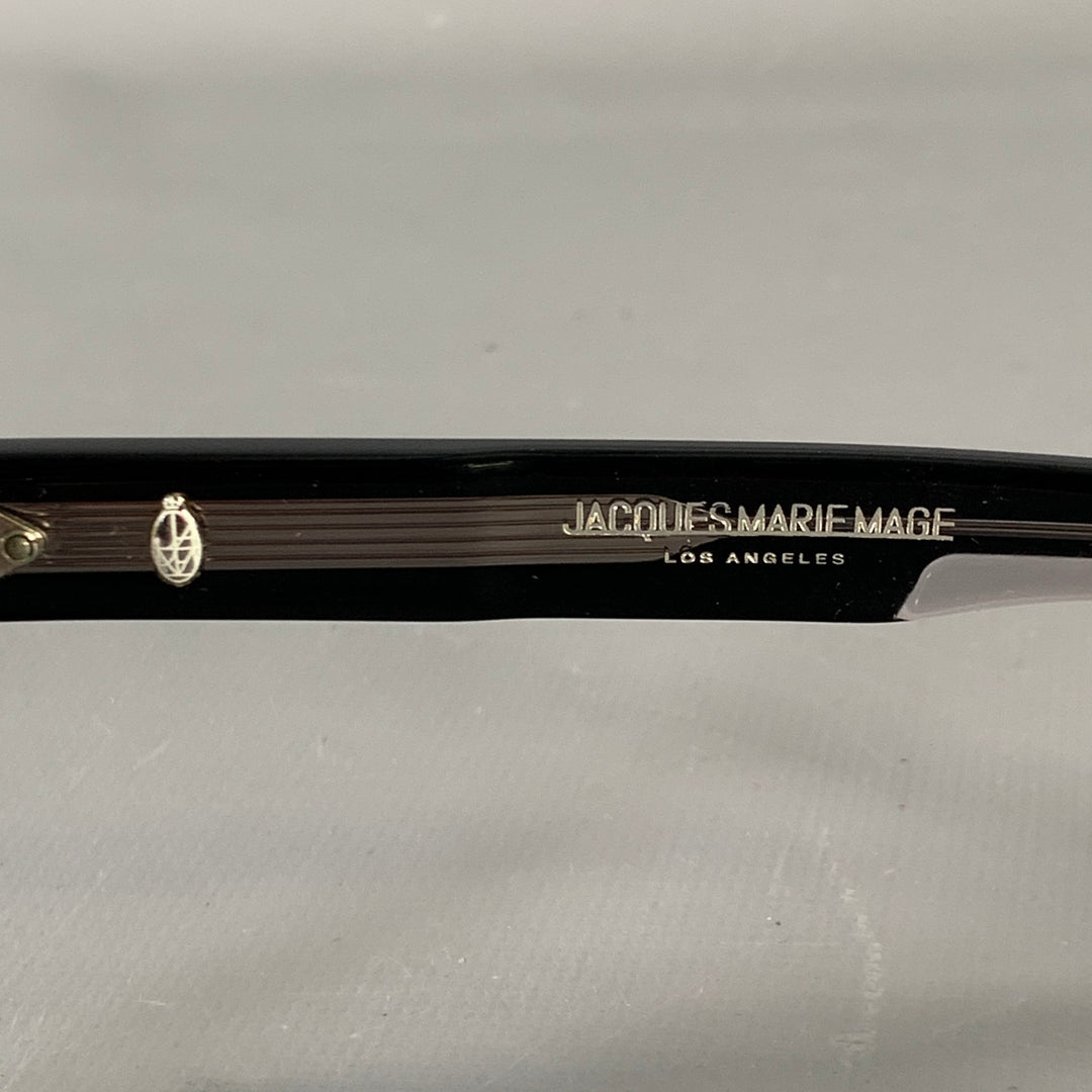 JACQUES MARIE MAGE Torino Black Acetate Eyewear Frames