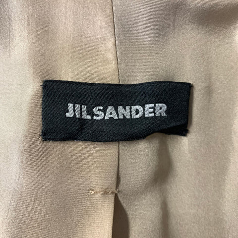 JIL SANDER Size 6 Black Wool Notch Lapel Jacket Blazer