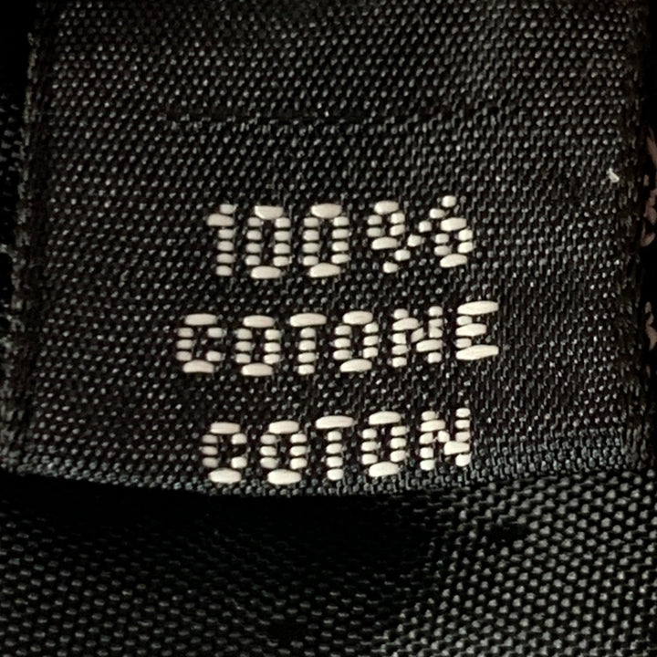 ADAM KIMMEL Red Black Stripe Cotton Skinny Tie