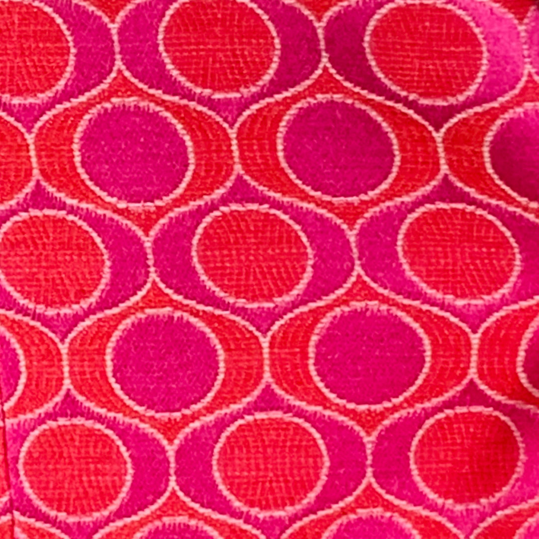 MR TURK Size 36 Pink Purple Circles Polyester Blend Sport Coat