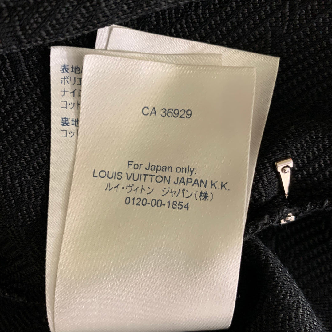 Veste LOUIS VUITTON taille M en mélange de polyester noir Monogramme