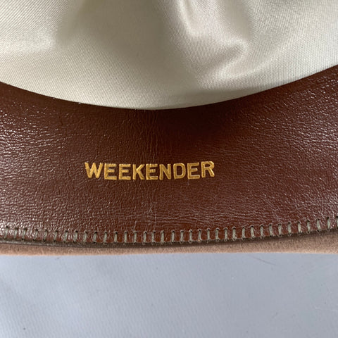 Chapeau Fedora feutre NEIMAN MARCUS, mélange de fourrure marron, taille 7.5, modèle Weekender