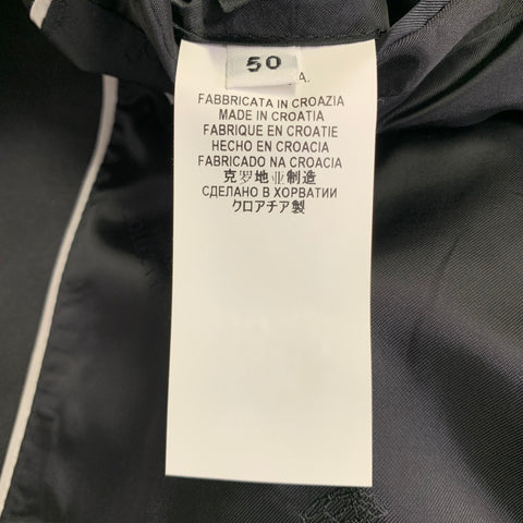 VERSACE COLLECTION Size 40 Black Acetate Blend Peak Lapel Sport Coat