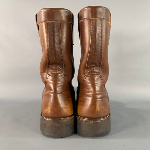 DANNER Size 11 Brown Leather Pull On Boots