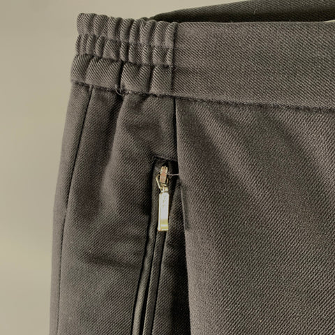 STEPHAN SCHNEIDER Size M Black Wool Cotton Pleated Casual Pants