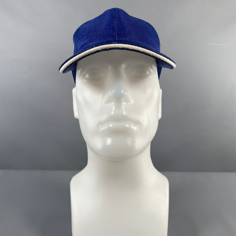 Z ZEGNA Size L Blue Textured Rayon Hats