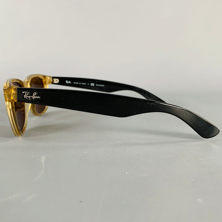 RAY-BAN New Wayfarer Clear Black Two Tone Acetate Sunglasses & Eyewear