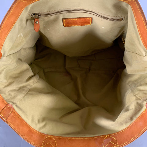 RALPH LAUREN Multi-Color Brown Serape Tote Bag