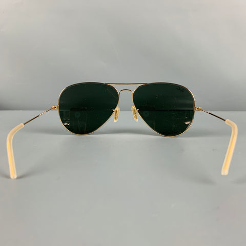 RAY-BAN Gold Metal Sunglasses