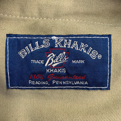 BILLS KHAKIS Size 38 Tan Multi Color Plaid Wool Flat Front Dress Pants