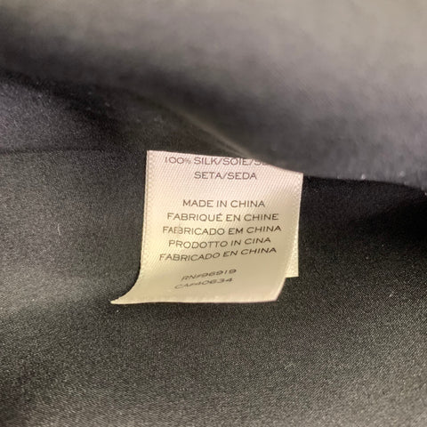 Robe trapèze en soie à pois noirs et blancs MARC JACOBS Taille 2