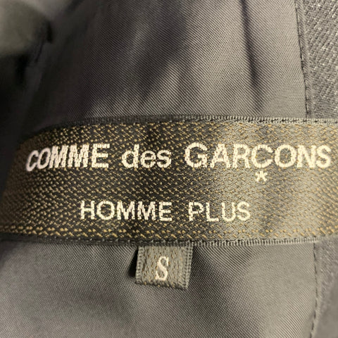 COMME des GARCONS HOMME PLUS 2012 Size S Black Wool Cashmere Sport Coat
