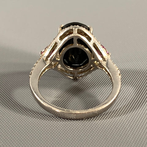 NO BRAND Purple Silver Sterling Ring
