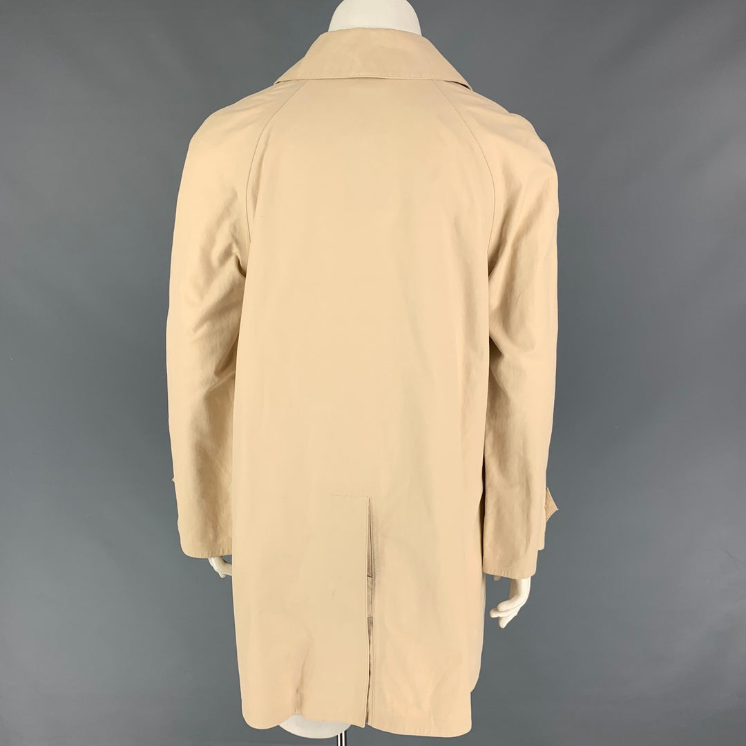 RALPH LAUREN Blue Label Size 10 Beige Cotton Nylon Coat