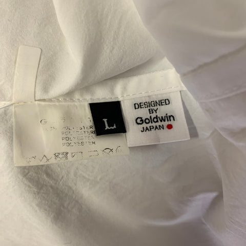 GOLDWIN Size L White Polyester One Pocket Short Sleeve Shirt