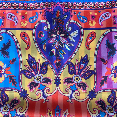 ETRO Multi-Color Paisley Silk Scarves