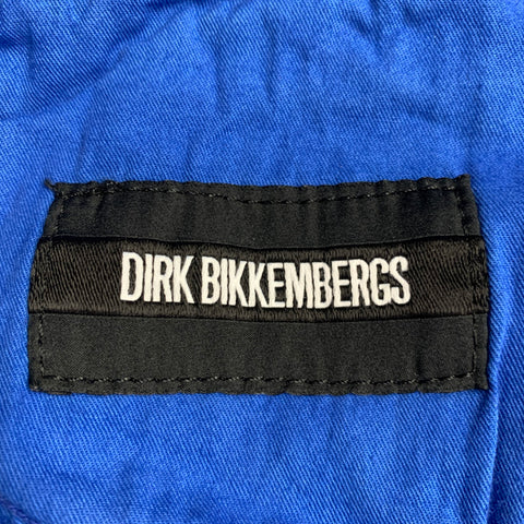 DIRK BIKKEMBERGS Size 32 Blue Cotton Blend 5 Pocket Casual Pants