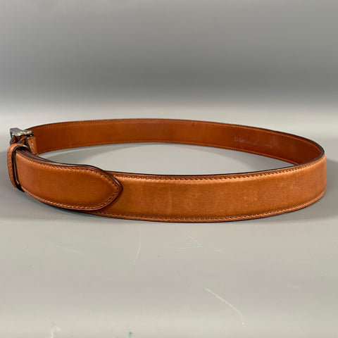 RALPH LAUREN Size 34 Brown Leather Belt