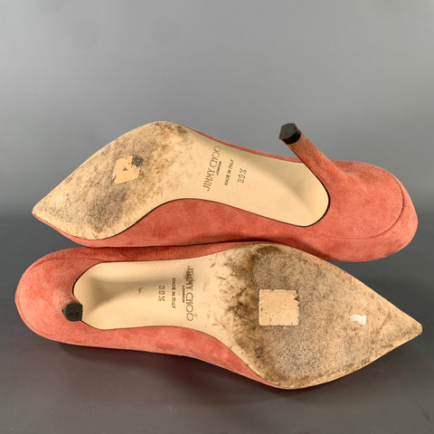 JIMMY CHOO Size 9 Pink Suede J000141547395 Suede Pumps