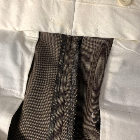 RALPH LAUREN Chest Size 38 Dark brown Wool Double Breasted 30 31 Suit