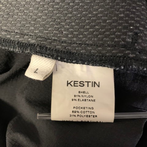 KESTIN Size L Black Nylon Elastane Cargo Casual Pants