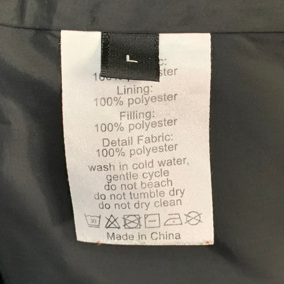 RANDOM IDENTITIES Size L Duvet Puffer Black Polyester Oversized Padded Jacket