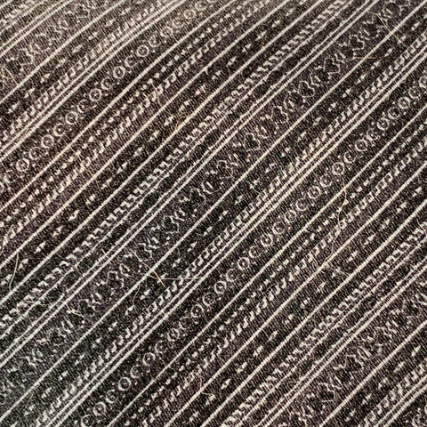 BRIONI One Size Black Grey Diagonal Stripe Silk Satin Tie