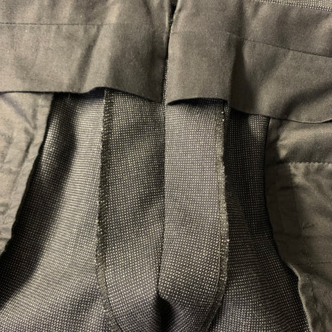 SARTORIO Chest Size 44 Grey White Speckled Wool Double Breasted Suit
