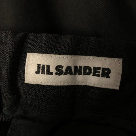 JIL SANDER Size 34 Black Polyester Elastic Waistband Pants