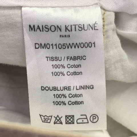 MAISON KITSUNE Size 29 Tan Twill Cotton Flat Front Casual Pants