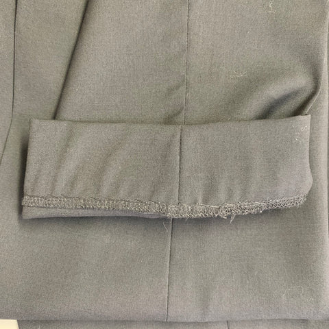 ROBERTO CAVALLI Size 38 Black Virgin Wool Notch Lapel Suit